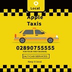 Apple Taxis Belfast logo