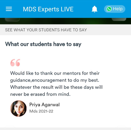 Android application Dbmci MDS screenshort