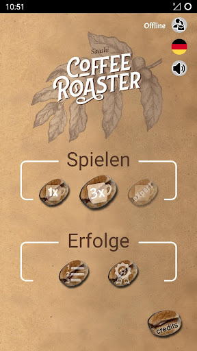 Android application Coffee Roaster screenshort
