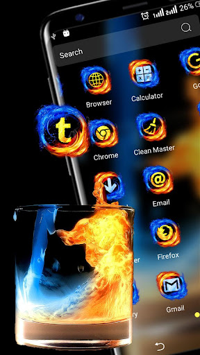 Fire & Ice Theme Launcher Screen 3