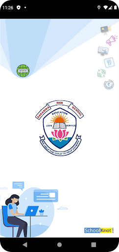 Android application Sagarika Integrated HighSchool screenshort