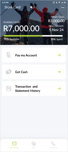 Android application Cape Union Mart screenshort