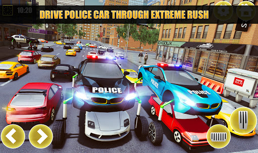 Police Elevated Car Games 2021Car parking driving