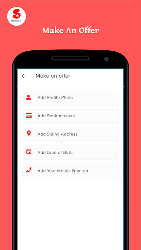 StarTasker Screen 2
