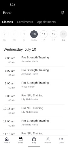 DSA Training Screen 2