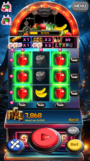 Heart-racey Fruits Golden Slot Screen 2