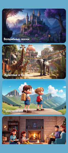 Android application Сказки screenshort
