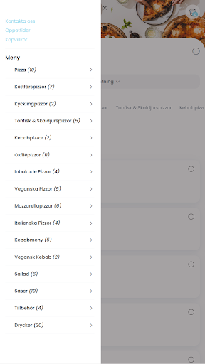 Eriksbergs Pizzeria Screen 2