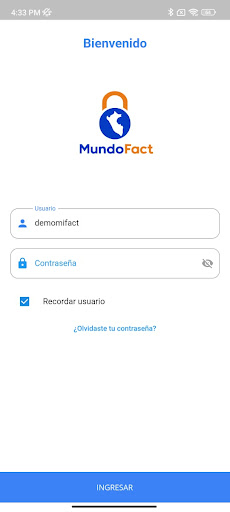 Android application MundoFact screenshort