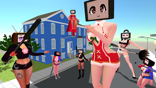 Toilet Titan TV Girl Camera