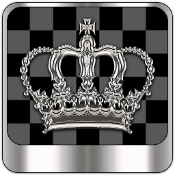Silver Chess Crown theme की आइकॉन इमेज