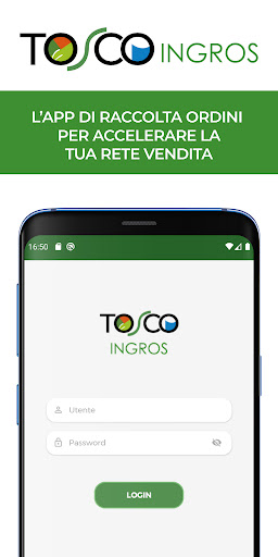 Android application ToscoIngros screenshort