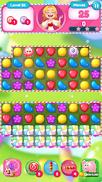 Sweet Candy Bomb: Match 3 Game