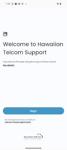 Android application Hawaiian Telcom Support screenshort