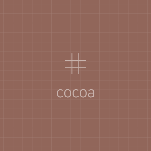 simple grid - cocoa (카톡테마) logo