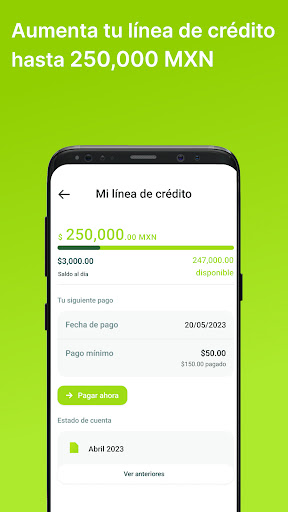 Plazo: Tarjeta de crédito Screen 3