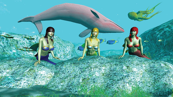 Mermaid Simulator Sea 3D Game 0.2 APK + Mod (Unlimited money) untuk android