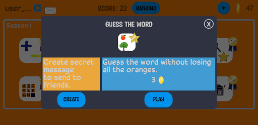 Secret Message (mini games) Screen 2