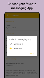 Direct Message, send Whats & Telegram in one app
