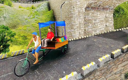 Bicycle Rickshaw Simulator 2019 : Taxi Game 4.0 Screenshots 3