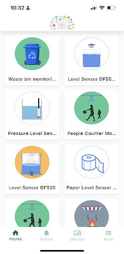 Android application iot cloud app screenshort