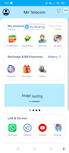 Android application Mir Telecom screenshort