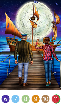 Game screenshot Mia's Journey - Coloring Book mod apk