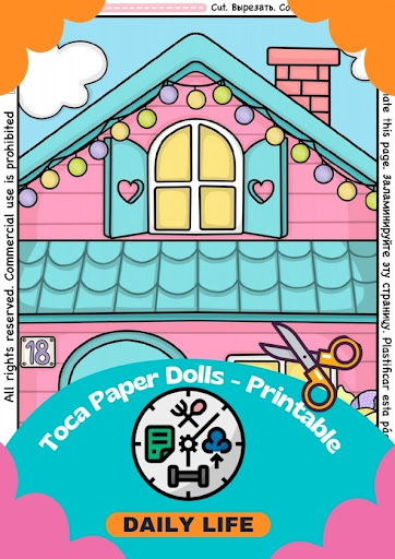 Toca  Daily Life Paper Doll
