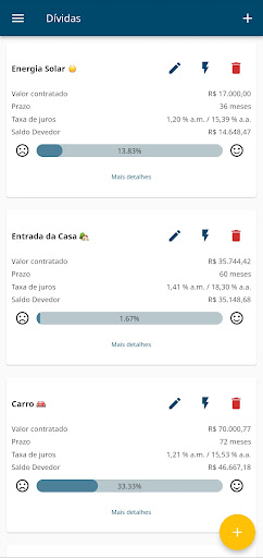 Android application Hunas screenshort