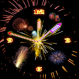 Rocket Diwali Clock icon