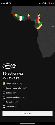Android application MTN TV screenshort