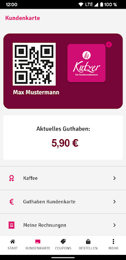 Backhaus Kutzer App Screen 2