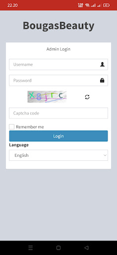 Android application Bougas Partner screenshort