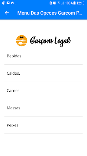 Suporte Garçom Legal - Módulo Screen 3
