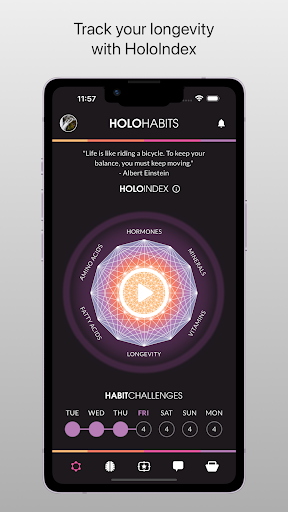 Android application Holohabits screenshort