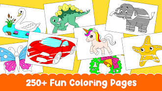Game screenshot Kids Coloring Games: Unicorn mod apk