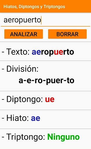 Vista previa de la aplicación