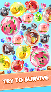 Balloons Merge: Fruit Survival