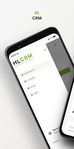 Android application HL - CRM screenshort