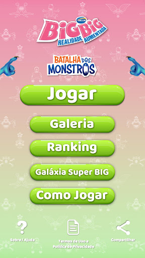 Android application BigBig Realidade Aumentada screenshort