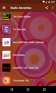 Radio Seventies - 70s Music, Disco, Pop, Rock! Screenshot