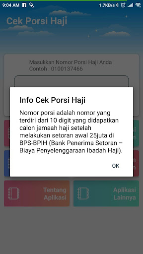 Cek Keberangkatan Haji