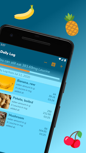 DietAssistant for MSUD Screen 2