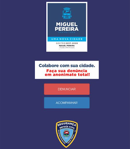 Aplicativo de Denuncias Screen 2