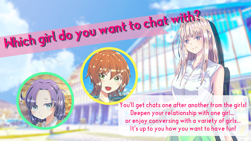 Android application Yume Koi Girl Chat in Japanese screenshort