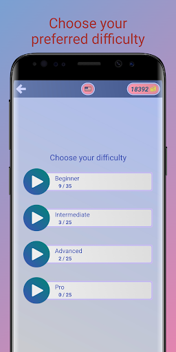 Android application Anagram Battle Game screenshort