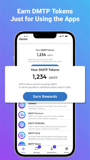 Web3 Messenger DMTP Screen 2