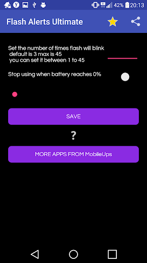 Flash Alerts Ultimate Screen 2