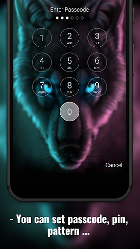 Wolf Lock Screen Screen 2