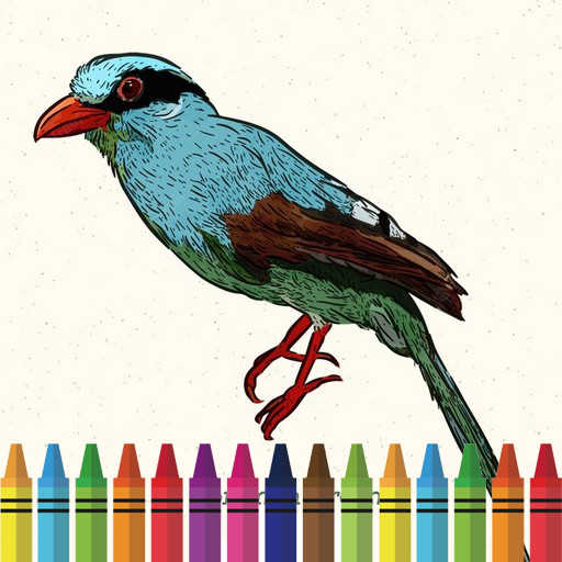 Colorful Birds Coloring Book logo